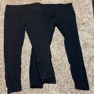 Tuff Athletics workout pants. Two pair - black in color.